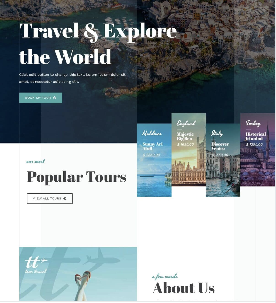 WebSite Travel Agency